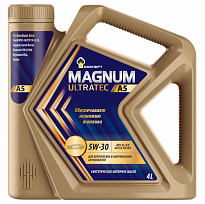 Rosneft Масло моторное синтетическое Magnum Ultratec A5 SL/CF 5W-30 4л